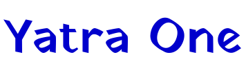 Yatra One font